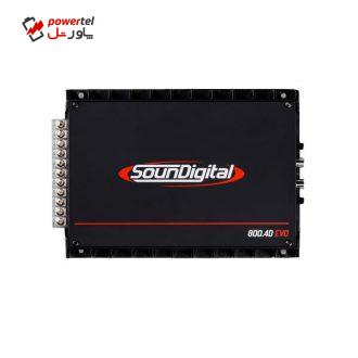 آمپلی فایر خودرو سانددیجیتال مدل SD-800.4D EVO آمپلی فایر خودرو سانددیجیتال مدل SD-800.4D EVO