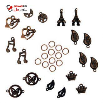 آویز دستبند هوس رز کد ME30 مجموعه 30 عددی آویز دستبند هوس رز کد ME30 مجموعه 30 عددی