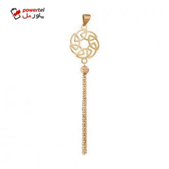 آویز گردنبند طلا 18 عیار زنانه مدیسا مدل P1025 آویز گردنبند طلا 18 عیار زنانه مدیسا مدل P1025