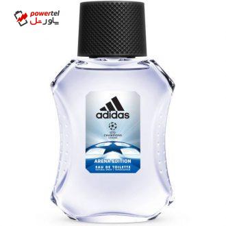 ادوتویلت مردانه آدیداس مدل UEFA Champions League Arena Edition حجم 100 میلیلیتر ادوتویلت مردانه آدیداس مدل UEFA Champions League Arena Edition حجم 100 میلیلیتر