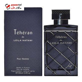 ادوتویلت مردانه لیلا حاتمی مدل Teheran Men حجم 100 میلی لیتر