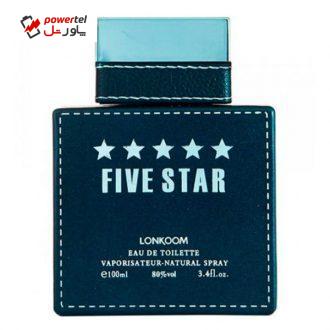 ادوپرفیوم مردانه لنکوم مدل Five Star حجم 100 میلی لیتر ادوپرفیوم مردانه لنکوم مدل Five Star حجم 100 میلی لیتر