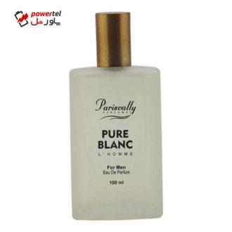 ادوپرفیوم مردانه پاریسولی مدل PURE BLANCE حجم 100 میلی لیتر