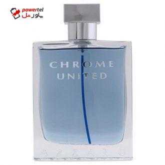 ادو تویلت مردانه آزارو مدل Chrome United حجم 100 میلی لیتر