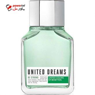 ادو تویلت مردانه بنتون مدل United Dreams Men Be Strong حجم 100 میلی لیتر ادو تویلت مردانه بنتون مدل United Dreams Men Be Strong حجم 100 میلی لیتر