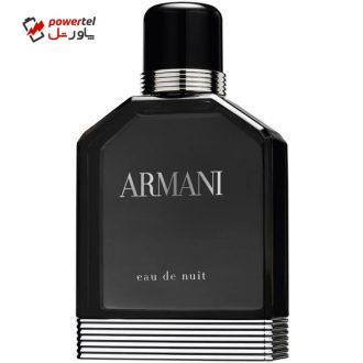 ادو تویلت مردانه جورجیو آرمانی مدل Eau De Nuit حجم 100 میلی لیتر