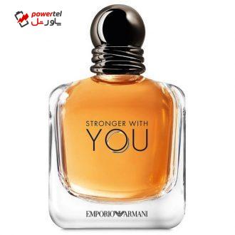 ادو تویلت مردانه جورجیو آرمانی مدل Stronger With You حجم 100 میلی لیتر ادو تویلت مردانه جورجیو آرمانی مدل Stronger With You حجم 100 میلی لیتر