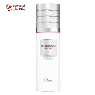 ادو تویلت مردانه دیور مدل Homme Sport Very Cool Spray حجم 100 میلی لیتر ادو تویلت مردانه دیور مدل Homme Sport Very Cool Spray حجم 100 میلی لیتر