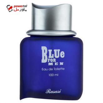 ادو تویلت مردانه راساسی مدل Blue حجم 100 میلی لیتر