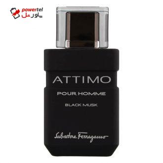 ادو تویلت مردانه سالواتوره فراگامو مدل Attimo Pour Homme Black Musk حجم 100 میلی لیتر