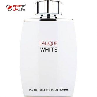 ادو تویلت مردانه لالیک مدل White حجم 125 میلی لیتر
