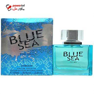ادو تویلت مردانه لنکوم مدل BLUE SEA حجم 100 میلی لیتر