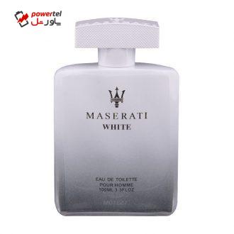 ادو تویلت مردانه مازراتی مدل White حجم 100 میلی لیتر