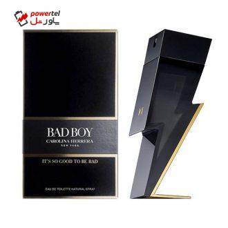 ادو تویلت مردانه کارولینا هررا مدل Bad Boy حجم 100 میلی لیتر ادو تویلت مردانه کارولینا هررا مدل Bad Boy حجم 100 میلی لیتر