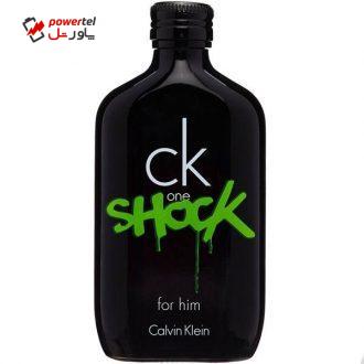 ادو تویلت مردانه CK One Shock حجم 100ml ادو تویلت مردانه CK One Shock حجم 100ml
