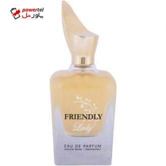 ادو پرفیوم زنانه فراگرنس ورد مدل Friendly Lady حجم 100 میلی لیتر