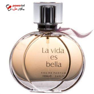 ادو پرفیوم زنانه فراگرنس ورد مدل La Vida Es Bella حجم 100 میلی لیتر ادو پرفیوم زنانه فراگرنس ورد مدل La Vida Es Bella حجم 100 میلی لیتر