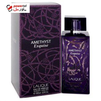 ادو پرفیوم زنانه لالیک مدل Lalique Amethyst Exquise حجم 100 میلی لیتر ادو پرفیوم زنانه لالیک مدل Lalique Amethyst Exquise حجم 100 میلی لیتر