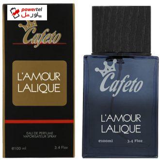 ادو پرفیوم زنانه کافه تو مدل LAMOUR Lalique حجم 100 میلی لیتر