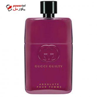 ادو پرفیوم زنانه گوچی مدل Guilty Absolute حجم 90 میلی لیتر