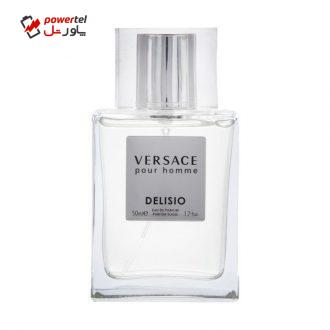 ادو پرفیوم مردانه دلیسیو مدل VERSACE حجم 50 میلی لیتر ادو پرفیوم مردانه دلیسیو مدل VERSACE حجم 50 میلی لیتر