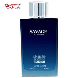 ادو پرفیوم مردانه رودیر مدل Savage حجم 100 میلی لیتر