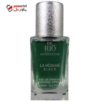 ادو پرفیوم مردانه زنانه ریو کالکشن مدلRio La Homme Black حجم 15ml