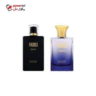 ادو پرفیوم مردانه فیکورس مدل Intence حجم 100 میلی لیتر به همراه ادو پرفیوم مدل d BLACK حجم 120 میلی لیتر ادو پرفیوم مردانه فیکورس مدل Intence حجم 100 میلی لیتر به همراه ادو پرفیوم مدل d BLACK حجم 120 میلی لیتر