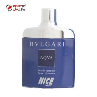 ادو پرفیوم مردانه نایس مدل Bvlgari Aqva Pour Homme حجم 82 میلی لیتر