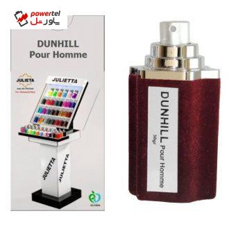 ادو پرفیوم مردانه ژولییتا مدل Dunhill Pour Homme حجم 30 میلی لیتر ادو پرفیوم مردانه ژولییتا مدل Dunhill Pour Homme حجم 30 میلی لیتر