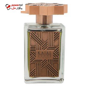 ادو پرفیوم مردانه کژال مدل Kajal Homme حجم 100 میلی لیتر