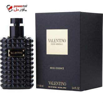 ادو پرفیوم ولنتینو مدل noir absolu musc essence حجم ۱۰۰ میلی لیتر