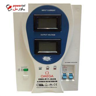 استابلایزر ترانسی رله ای امگا مدل OMG-R11-2K ظرفیت 2KVA