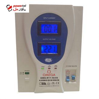استابلایزر ترانسی رله ای امگا مدل OMG-R11-5K ظرفیت 5KVA استابلایزر ترانسی رله ای امگا مدل OMG-R11-5K ظرفیت 5KVA