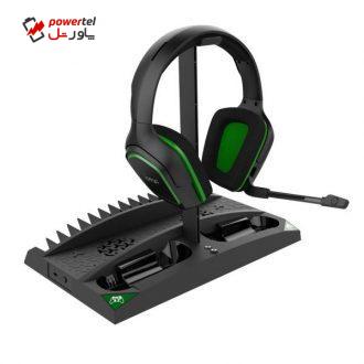استند و شارژر دسته پلی استیشن آی پگا مدل PG-XB007 به همراه هدست گیمینگ استند و شارژر دسته پلی استیشن آی پگا مدل PG-XB007 به همراه هدست گیمینگ