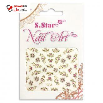 استیکر طراحی ناخن اس.استار کد 02 استیکر طراحی ناخن اس.استار کد 02