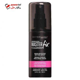 اسپری تثبیت کننده آرایش میبلین مدل Master Fix حجم 100 میلی لیتر