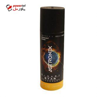 اسپری خوشبو کننده بدن استرونکس مدل BINARY STAR حجم 200 میلی لیتر اسپری خوشبو کننده بدن استرونکس مدل BINARY STAR حجم 200 میلی لیتر