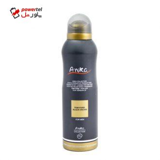اسپری خوشبو کننده بدن مردانه آنیکا مدل Tom ford black orchid حجم 200 میلی لیتر اسپری خوشبو کننده بدن مردانه آنیکا مدل Tom ford black orchid حجم 200 میلی لیتر