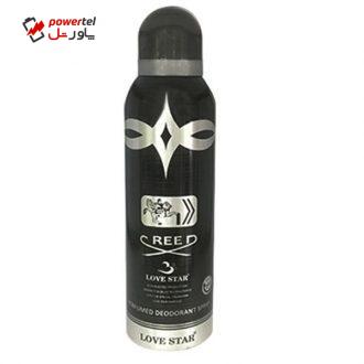 اسپری خوشبو کننده بدن مردانه لاو استار مدل Creed Aventus حجم 200 میلی لیتر اسپری خوشبو کننده بدن مردانه لاو استار مدل Creed Aventus حجم 200 میلی لیتر