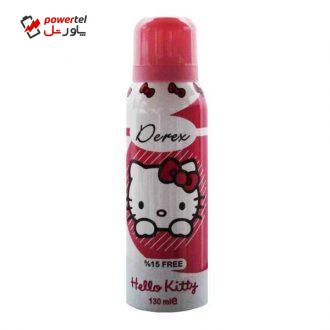 اسپری خوشبو کننده بدن کودک دریکس مدل Hello Kitty حجم 130 میلی لیتر اسپری خوشبو کننده بدن کودک دریکس مدل Hello Kitty حجم 130 میلی لیتر