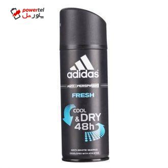 اسپری ضد تعریق مردانه آدیداس مدل Fresh حجم 150 میلی لیتر