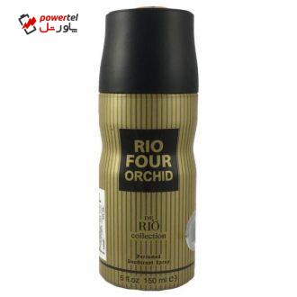 اسپری ضد تعریق مردانه ریو کالکشن مدل Rio Four Orchid حجم 150ml اسپری ضد تعریق مردانه ریو کالکشن مدل Rio Four Orchid حجم 150ml