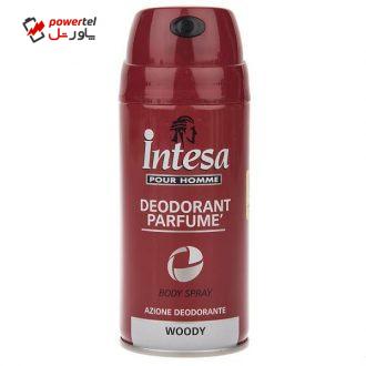 اسپری مردانه اینتسا مدل Pour Homme Woody حجم 150 میلی لیتر