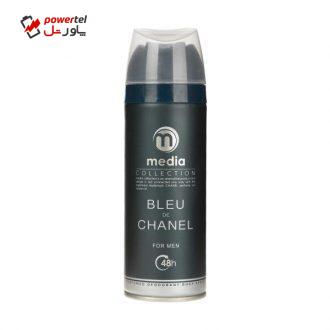 اسپری مردانه مدیا مدل Bleu De Chanel حجم 200 میلی لیتر