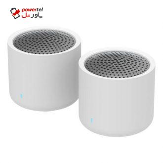 اسپیکر بلوتوثی قابل حمل شیائومی مدل XMYX05YM بسته 2 عددی اسپیکر بلوتوثی قابل حمل شیائومی مدل XMYX05YM بسته 2 عددی