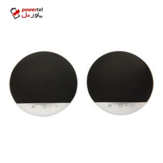 اسپیکر بلوتوثی قابل حمل مدل LP-V3 مجموعه 2 عددی