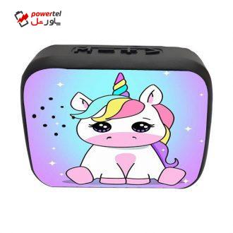 اسپیکر بلوتوثی قابل حمل مدل unicorn-g2 اسپیکر بلوتوثی قابل حمل مدل unicorn-g2