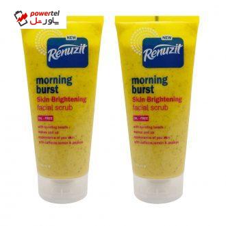 اسکراب سفید کننده رینو زیت مدل morning burst حجم 200 میلی لیتر بسته 2 عددی