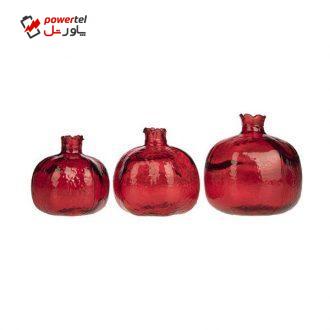 انار دکوری نار بیلو مدل Pomegranate بسته 3 عددی